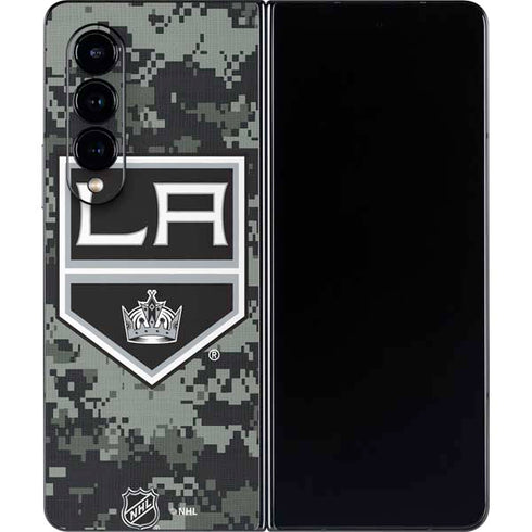 NHL Los Angeles Kings Camo Galaxy Z Fold4 5G Skin
